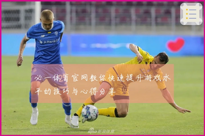 必一体育官网教你快速提升游戏水平的技巧与心得分享